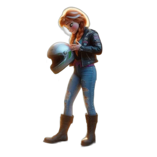 jacket, robot, hat, hair transparent PNG cut-out