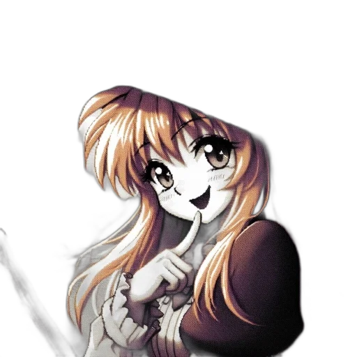 staff, hair, anime, cartoon transparent PNG cut-out