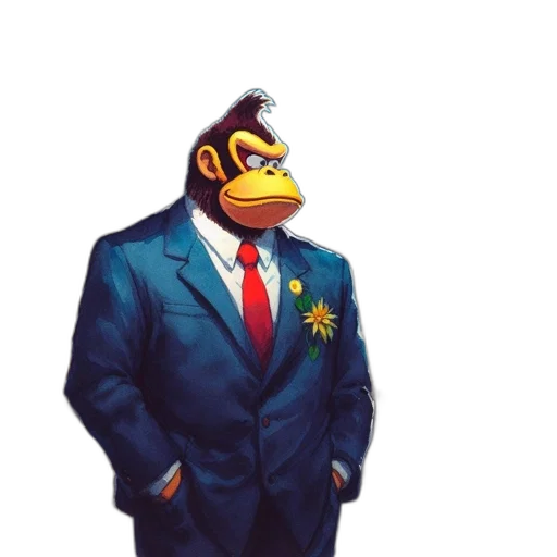 jacket, animal, mask, staff transparent PNG cut-out