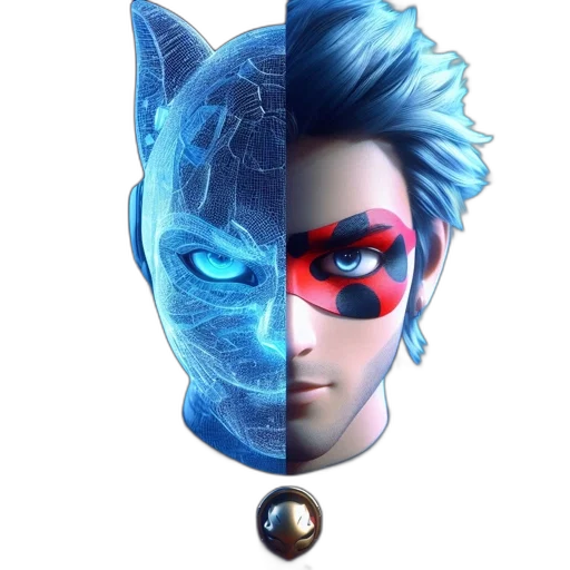 mask, face, concept art, anime transparent PNG cut-out