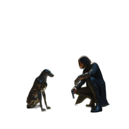 animal, creature, robot, staff transparent PNG cut-out