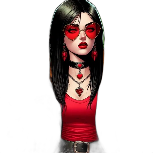 jewelry, comic book art, concept art, fantasy art transparent PNG cut-out