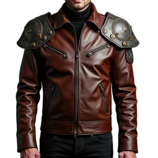 jacket, photorealistic, concept art, cyberpunk transparent PNG cut-out