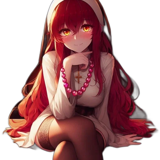 dress, staff, face, creature transparent PNG cut-out
