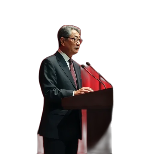 staff, robot, photorealistic, japanese transparent PNG cut-out