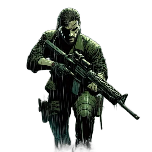 weapon, comic book art, concept art, pixel art transparent PNG cut-out