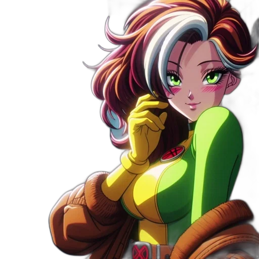 jacket, staff, weapon, anime transparent PNG cut-out