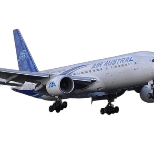 air, austral, airplane, taking transparent PNG cut-out