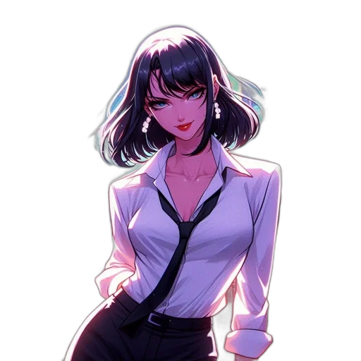 jacket, staff, dress, weapon transparent PNG cut-out