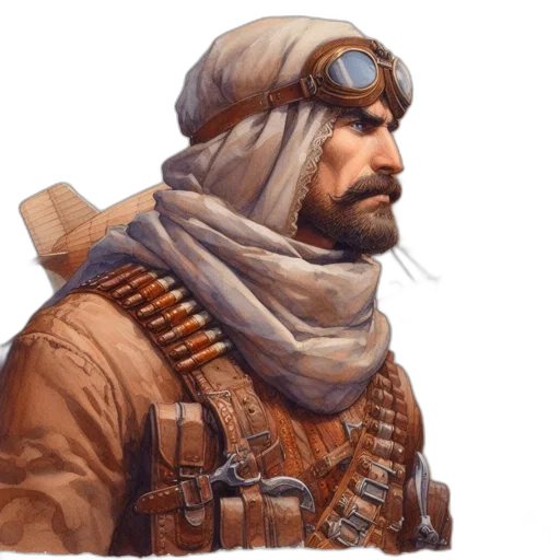 jacket, face, weapon, concept art transparent PNG cut-out