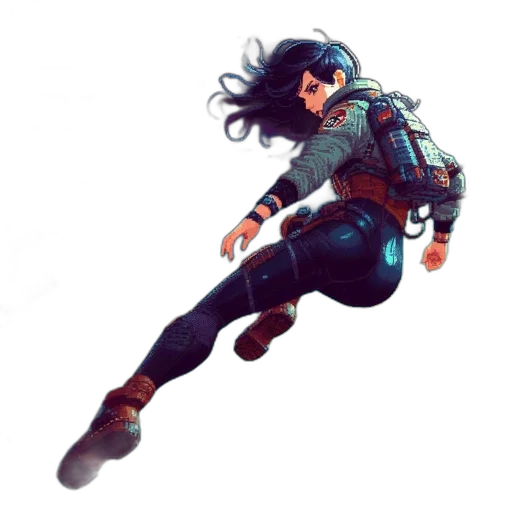 jacket, concept art, comic book art, fantasy art transparent PNG cut-out