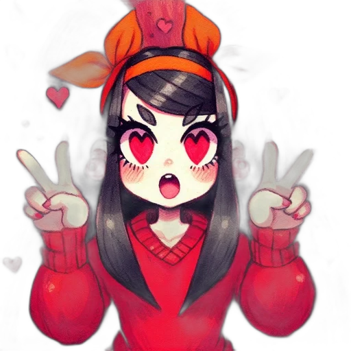 staff, hat, creature, face transparent PNG cut-out