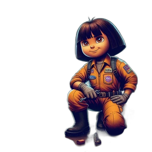 jacket, robot, concept art, 3d render transparent PNG cut-out