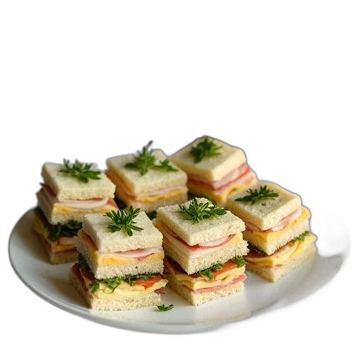 food, 3d render, variety, sandwiches transparent PNG cut-out