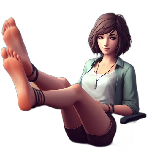 shoes, staff, 3d render, concept art transparent PNG cut-out
