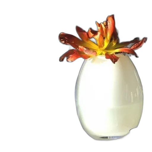 flower, bottle, crown, 3d render transparent PNG cut-out