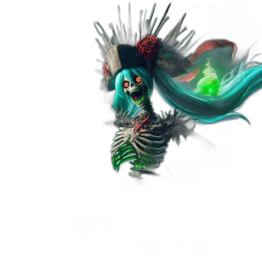 creature, hair, mask, jewelry transparent PNG cut-out