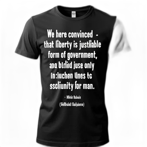 black, t-shirt, quote, mikhail transparent PNG cut-out