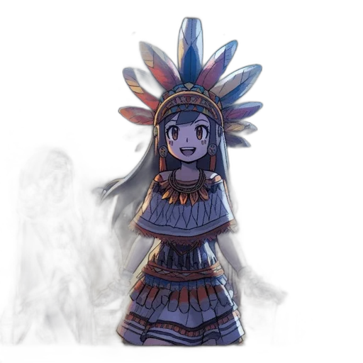 mask, staff, weapon, crown transparent PNG cut-out