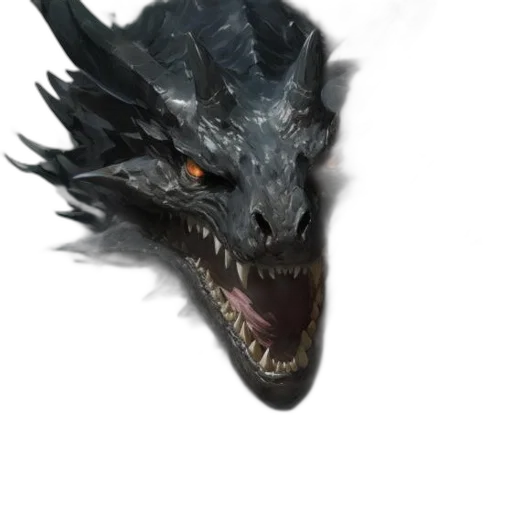 dragon, creature, mask, animal transparent PNG cut-out