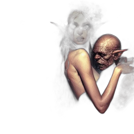 mask, face, concept art, photorealistic transparent PNG cut-out