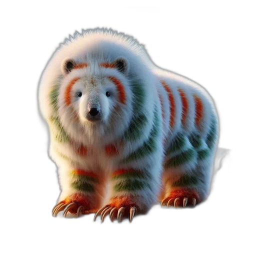 animal, creature, 3d render, concept art transparent PNG cut-out