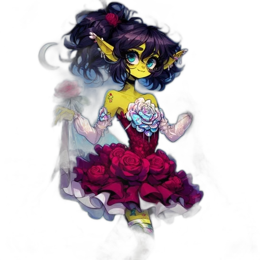 dress, flower, jewelry, crown transparent PNG cut-out