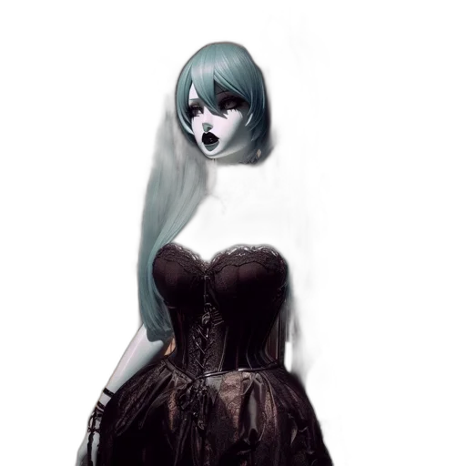 dress, mask, robot, face transparent PNG cut-out