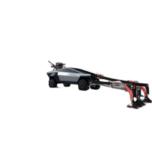 weapon, staff, car, robot transparent PNG cut-out