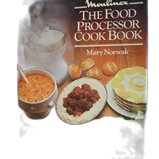 food, cookbook, titled, processor transparent PNG cut-out