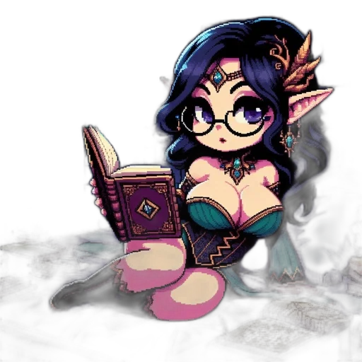 fantasy art, pixel art, concept art, comic book art transparent PNG cut-out