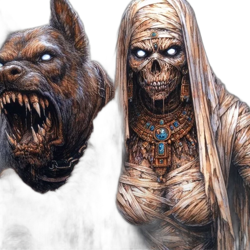 creature, mask, face, concept art transparent PNG cut-out