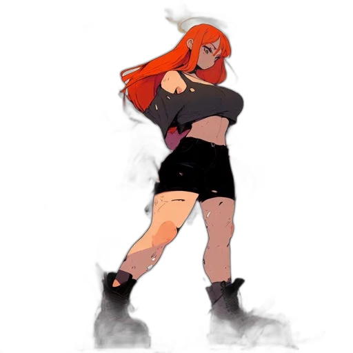 jacket, weapon, dress, concept art transparent PNG cut-out