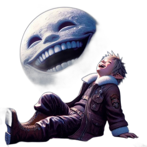 creature, mask, face, jacket transparent PNG cut-out
