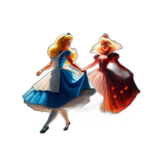 dress, crown, concept art, 3d render transparent PNG cut-out