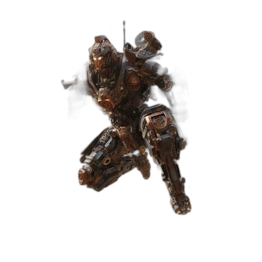robot, weapon, staff, sword transparent PNG cut-out