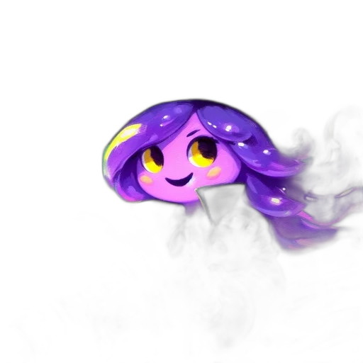 mask, dragon, hair, staff transparent PNG cut-out