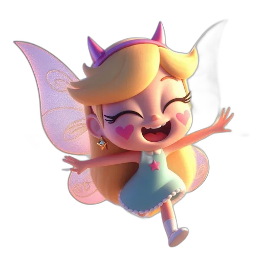 staff, creature, 3d render, concept art transparent PNG cut-out