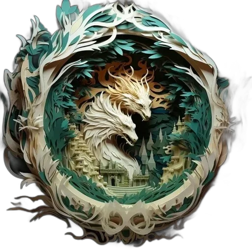 dragon, mask, creature, fantasy art transparent PNG cut-out