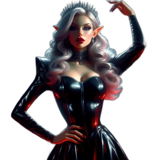 fantasy art, concept art, comic book art, 3d render transparent PNG cut-out