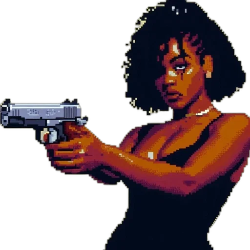 weapon, pixel art, comic book art, concept art transparent PNG cut-out