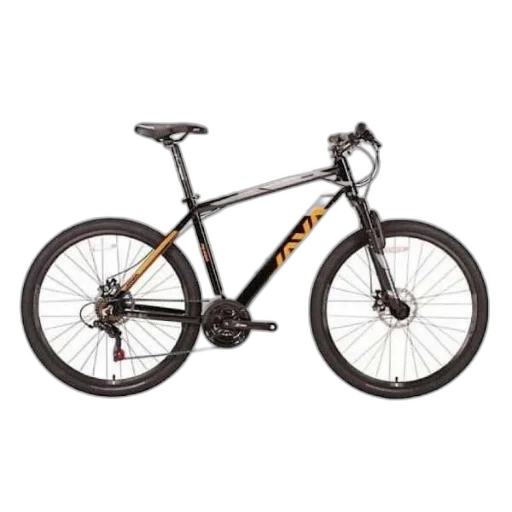 black, orange, mountain, bike transparent PNG cut-out