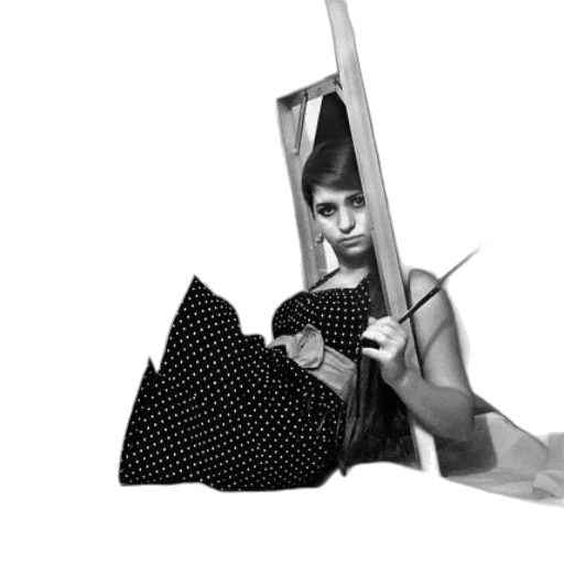 umbrella, dress, staff, 3d render transparent PNG cut-out