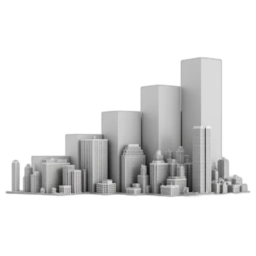 building, 3d render, concept art, bar transparent PNG cut-out