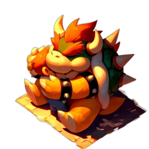 dragon, crown, creature, staff transparent PNG cut-out