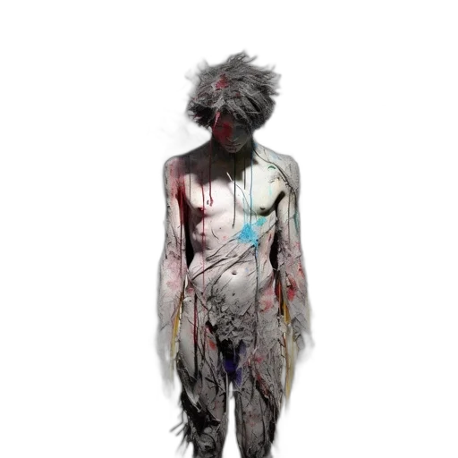 creature, mask, dress, robot transparent PNG cut-out