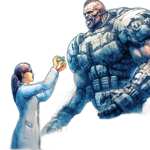 comic book art, concept art, sterile, environment transparent PNG cut-out