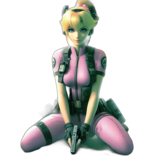 robot, weapon, staff, jacket transparent PNG cut-out