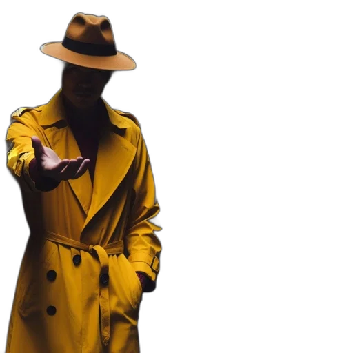 jacket, hat, mask, dress transparent PNG cut-out