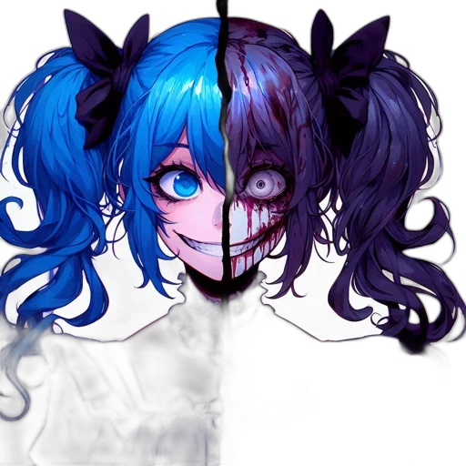 mask, face, hair, creature transparent PNG cut-out